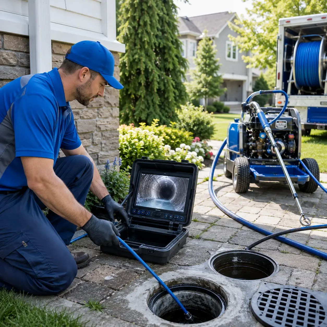Outdoor drain cleaning professionals serving Cherry Fork, OH